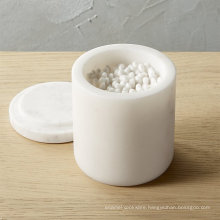 Marble Bath Accessory White  Marble Container